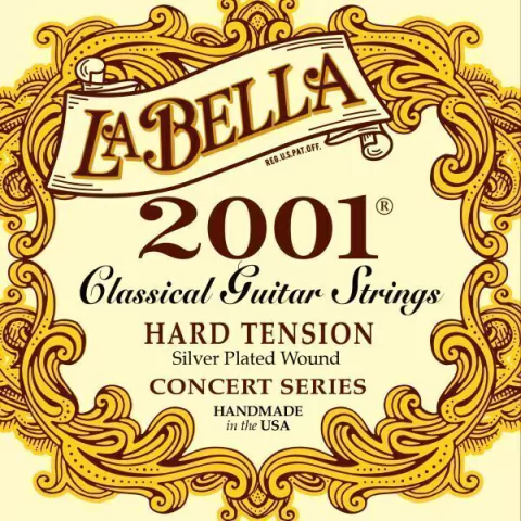ENCORDADO PARA GUITARRA CLASICA LA BELLA 2001 HARD TENSION