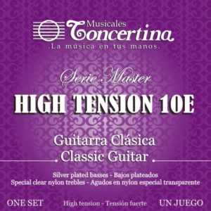 ENCORDADO PARA GUITARRA CLASICA CONCERTINA HIGH TENSION 10E