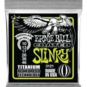 ENCORDADO PARA GUITARRA ELECTRICA ERNIE BALL COATED SLINKY 3121