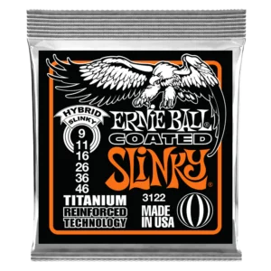 ENCORDADO PARA GUITARRA ELECTRICA ERNIE BALL COATED SLINKY 3122