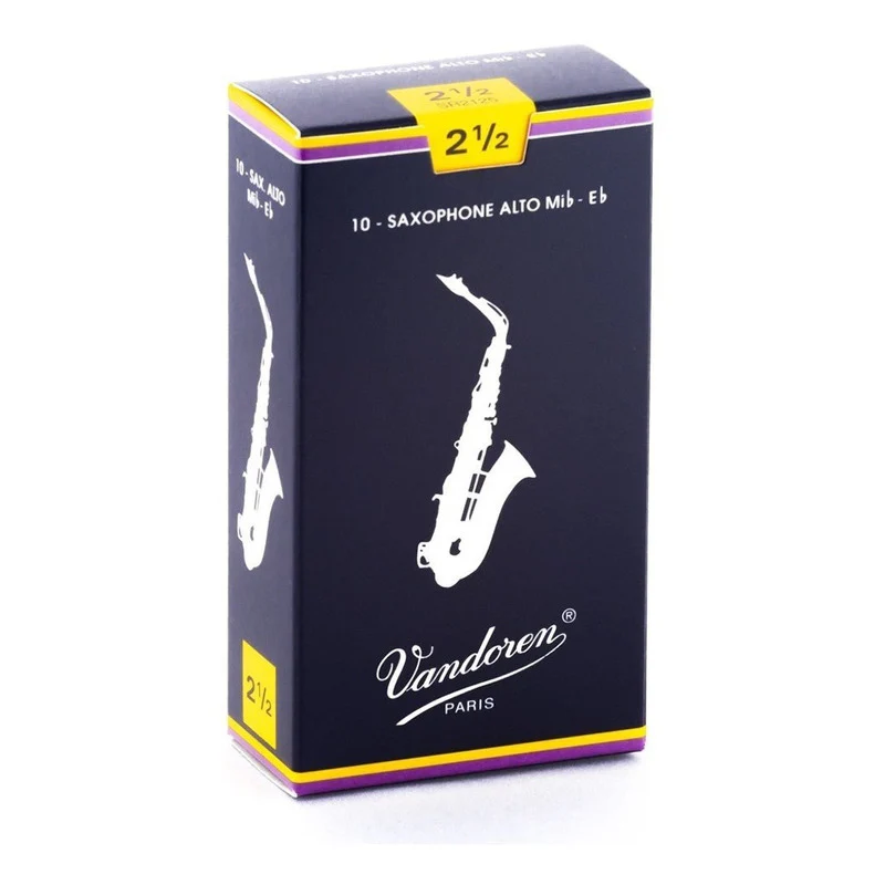 CAÑA VANDOREN SAXOFON ALTO #2.5 CAJA X 10