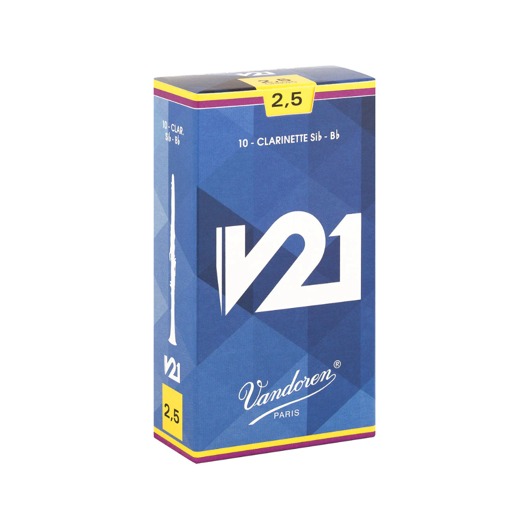 CAÑA VANDOREN CLARINETE V21 #2.5 CAJA X 10