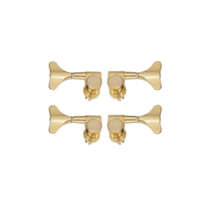 CLAVIJERO PARA BAJO 4 CUERDAS  2+2 DORADO