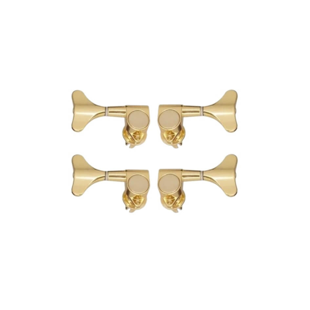 CLAVIJERO PARA BAJO 4 CUERDAS 2+2 DORADO