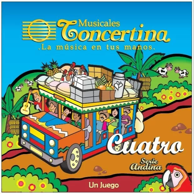 ENCORDADO PARA CUATRO CONCERTINA NYLON NEGRO
