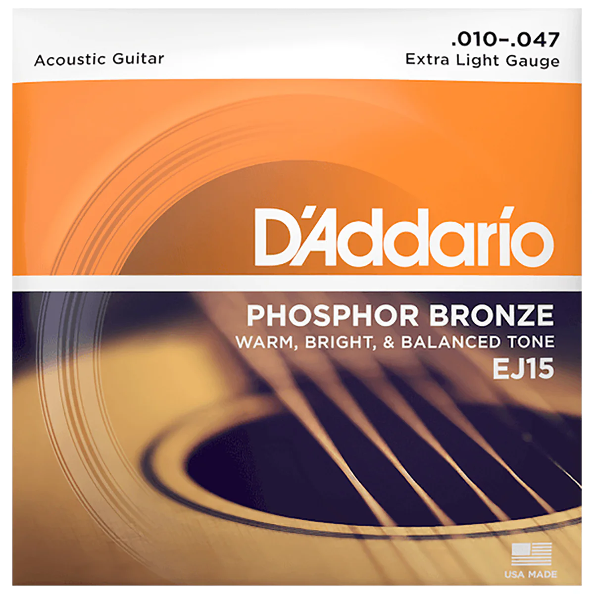 ENCORDADO PARA GUITARRA ACUSTICA D'ADDARIO EJ15