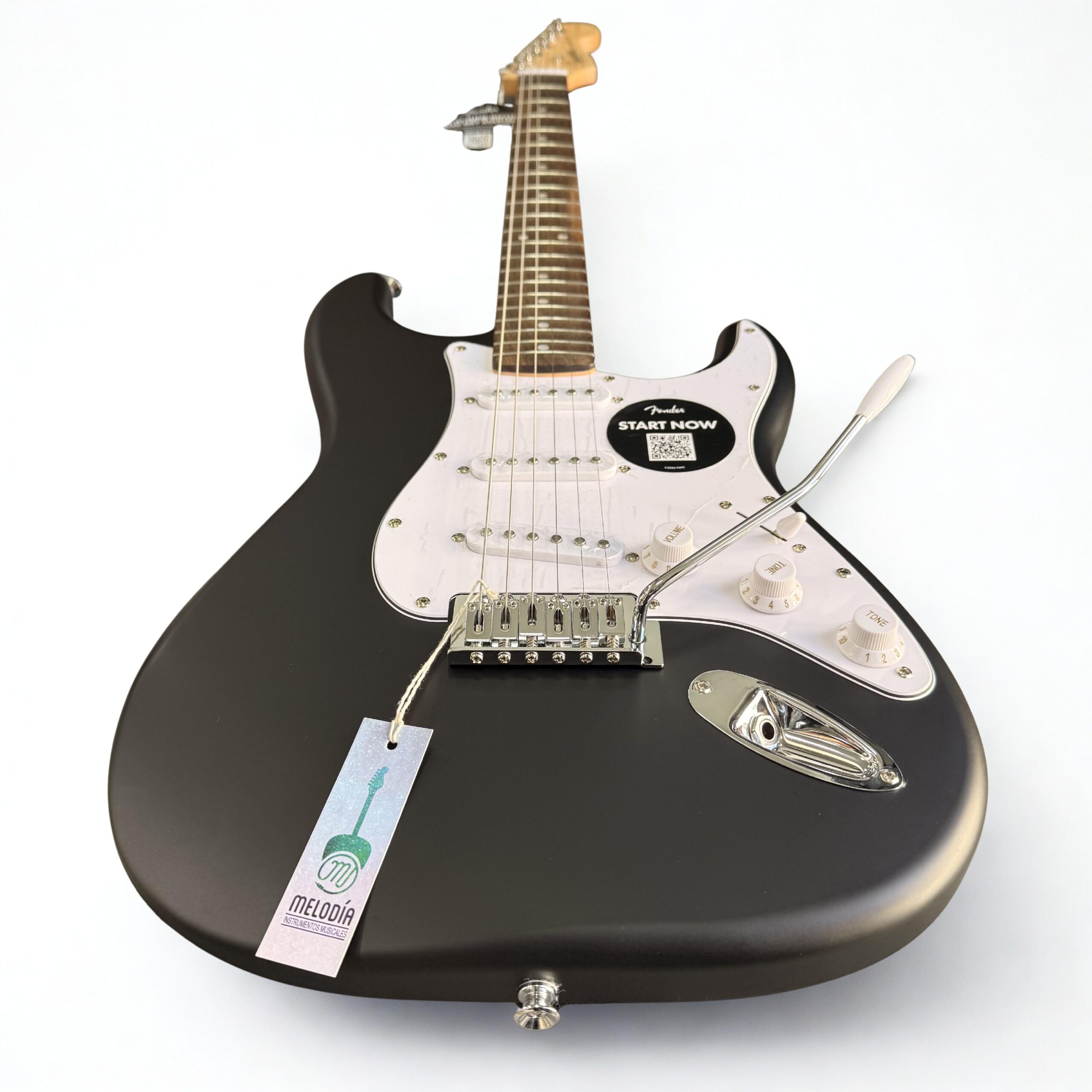 GUITARRA ELÉCTRICA FENDER SQUIRE DEBUT STRATOCASTER NEGRO MATE - Imagen 2