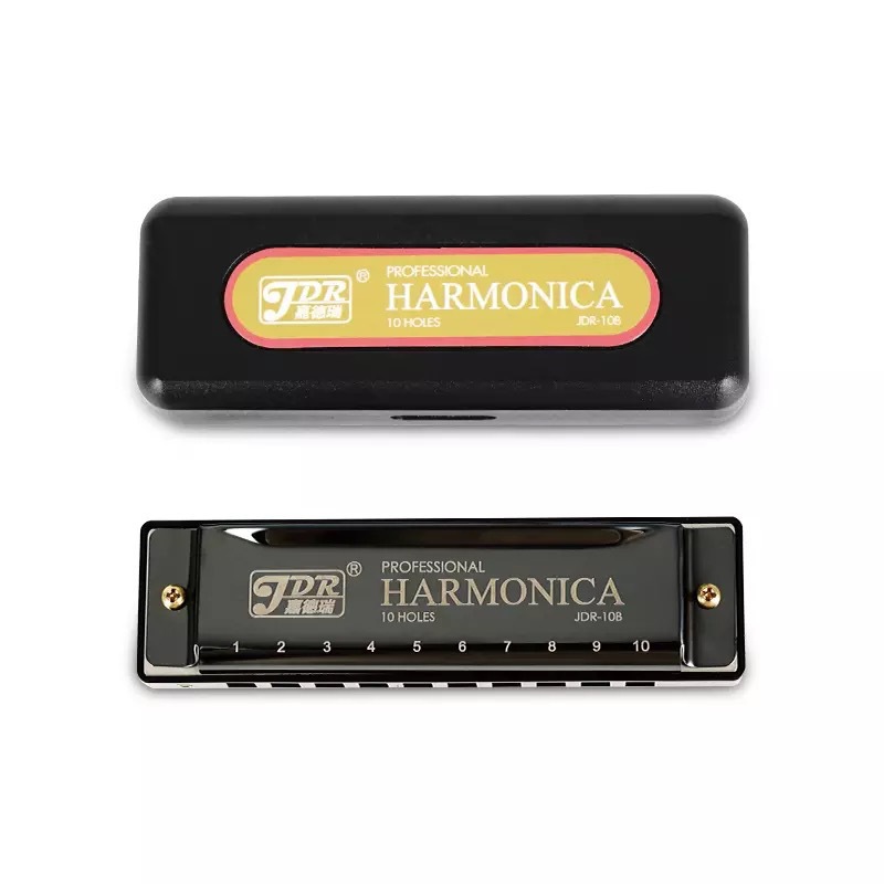 ARMONICA JDR 10B NEGRO C (DO) - Imagen 2