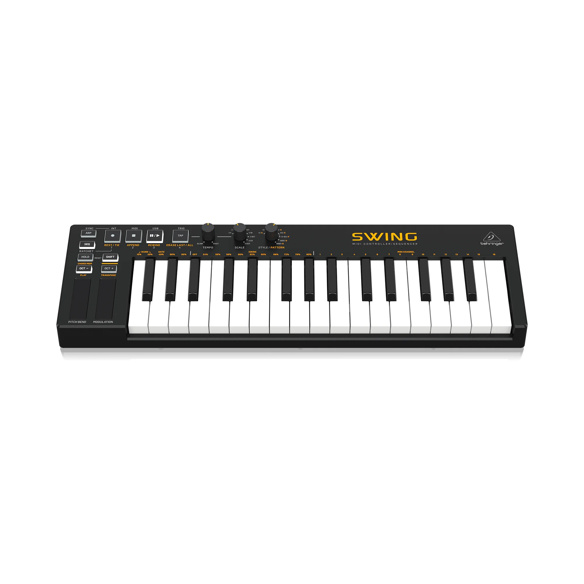 CONTROLADOR MIDI BEHRINGER SWING 32-KEY - Imagen 3