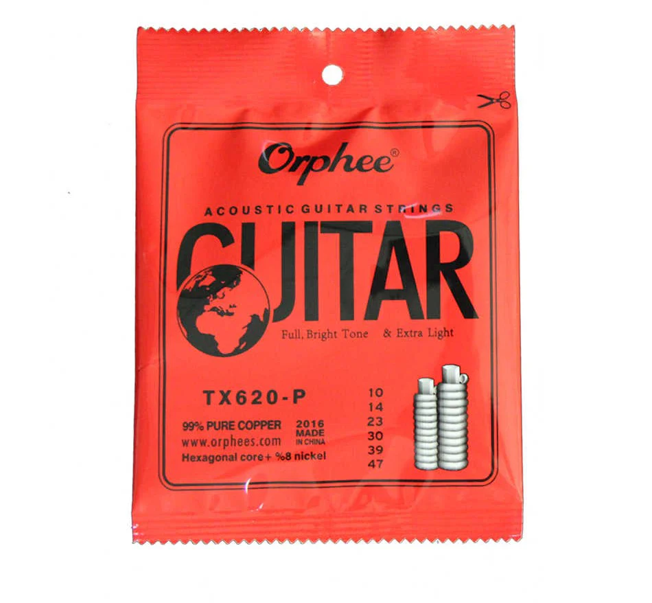 ENCORDADO PARA GUITARRA ACUSTICA ORPHEE TX620-P