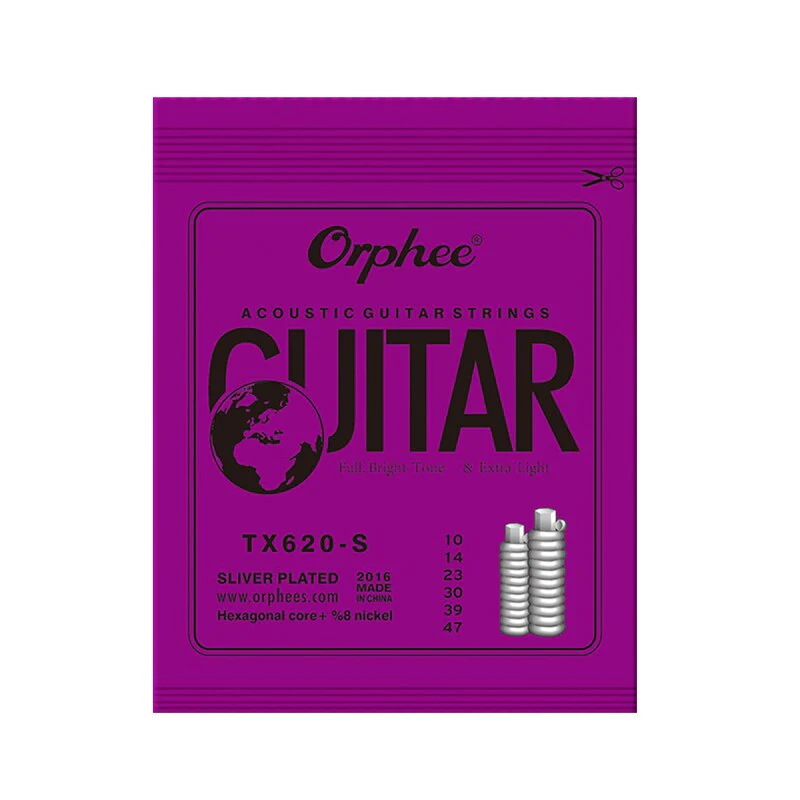 ENCORDADO PARA GUITARRA ACUSTICA ORPHEE TX620-S