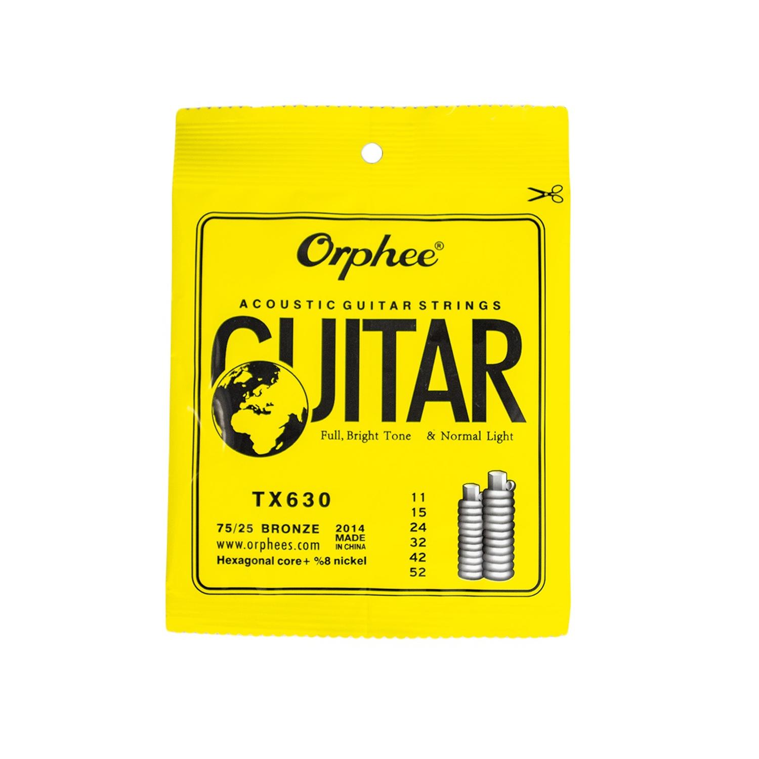 ENCORDADO PARA GUITARRA ACUSTICA ORPHEE TX630