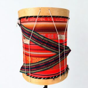 BOMBO ANDINO TRADICIONAL FORRADO EN TELA #03