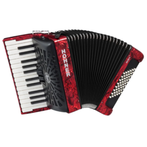 ACORDEON HOHNER BRAVO II 48 BAJOS ROJO