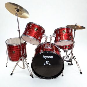 BATERIA ACUSTICA IMPORTADA ROJO LAZER