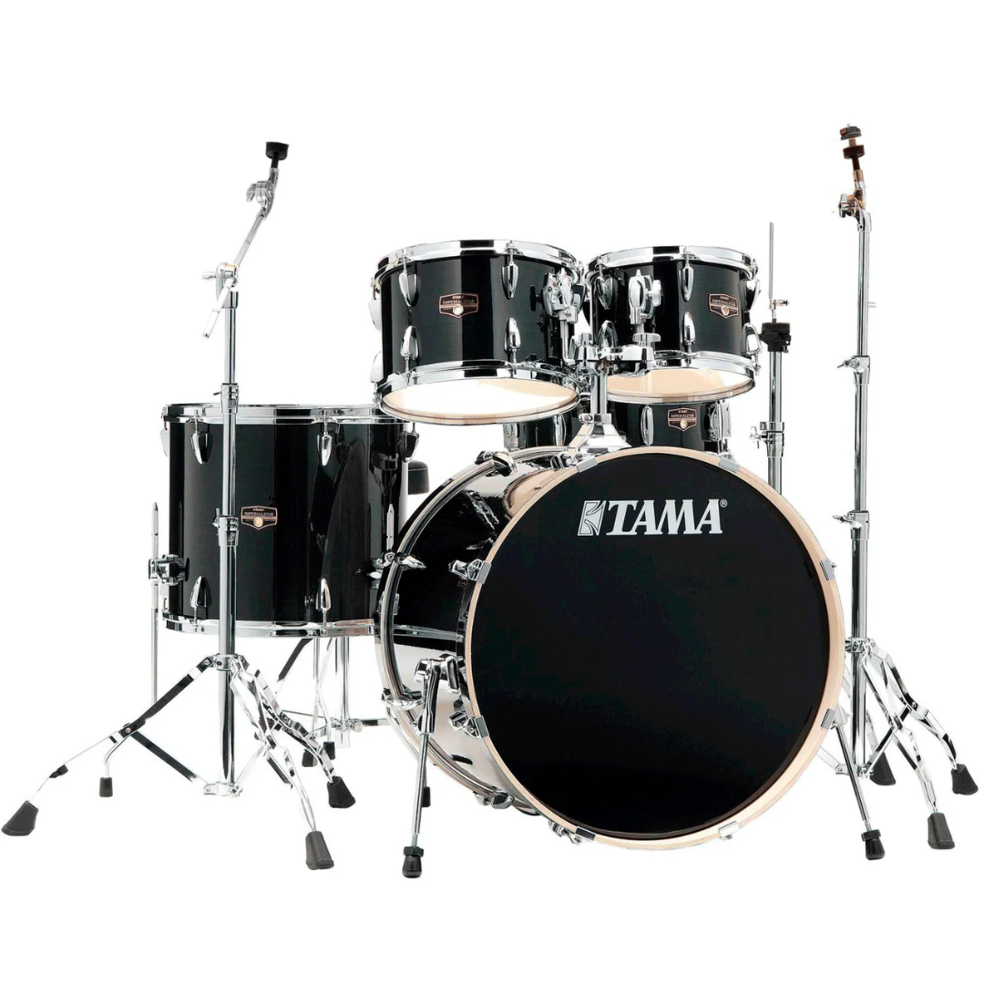 BATERIA ACUSTICA TAMA IMPERIALSTAR NEGRO RAYADO