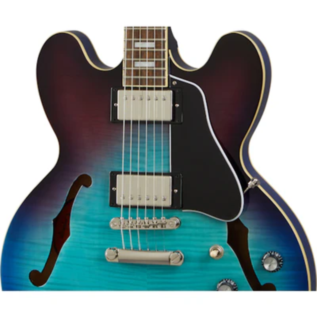 GUITARRA ELECTRICA EPIPHONE SEMI-HOLLOW ES-335 BLUEBERRY BURST - Imagen 2