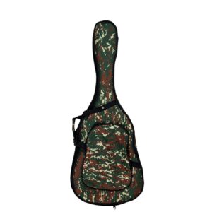 ESTUCHE SEMIDURO PARA GUITARRA CLASICA EN LONA MILITAR