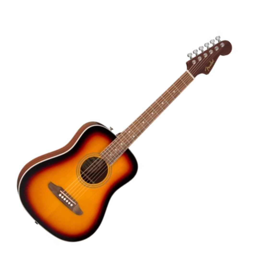 GUITARRA ACUSTICA FENDER CALIFORNIA STANDARD REDONDO MINI WB SUNBURST - Imagen 2