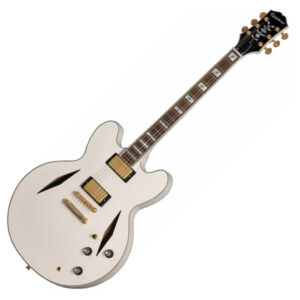 GUITARRA ELECTRICA EPIPHONE SEMI-HOLLOW EMILY WOLFE BLANCO