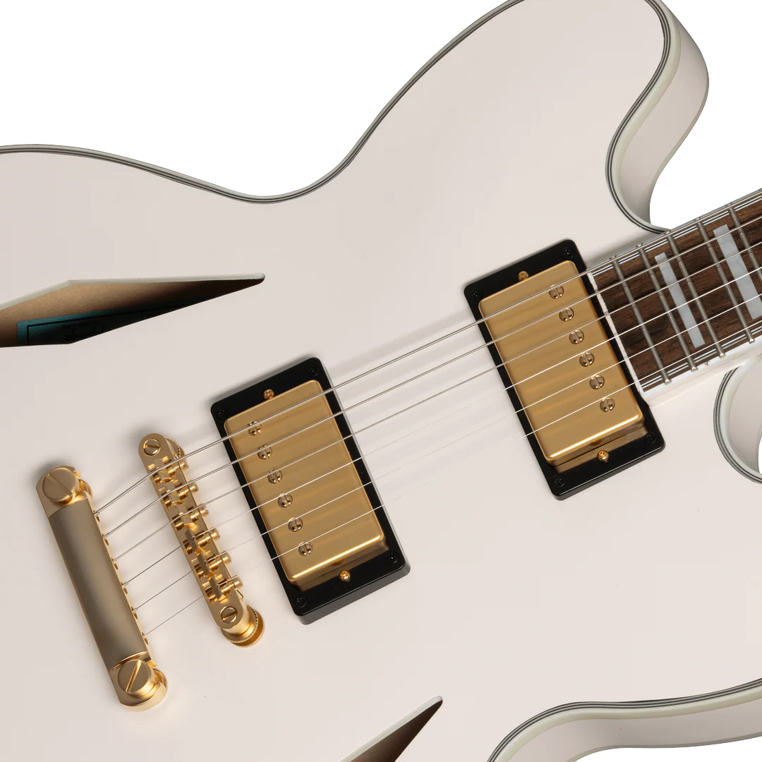 GUITARRA ELECTRICA EPIPHONE SEMI-HOLLOW EMILY WOLFE BLANCO - Imagen 2