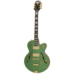 GUITARRA ELECTRICA EPIPHONE SEMI-HOLLOW UPTOWN KAT VERDE ESMERALDA