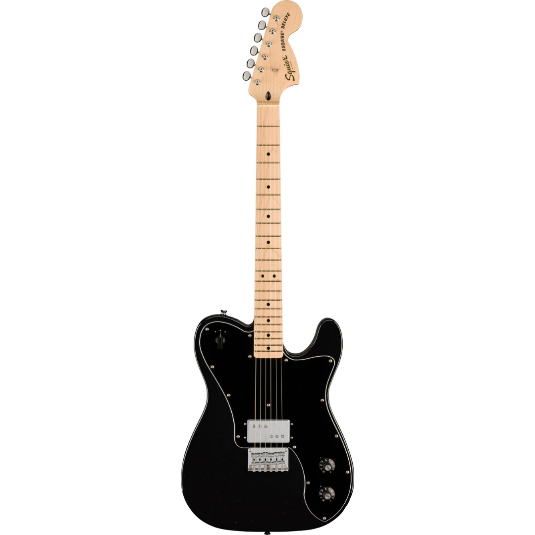 GUITARRA ELECTRICA FENDER SQUIER PARANORMAL DELUXE NEGRO METALIZADO