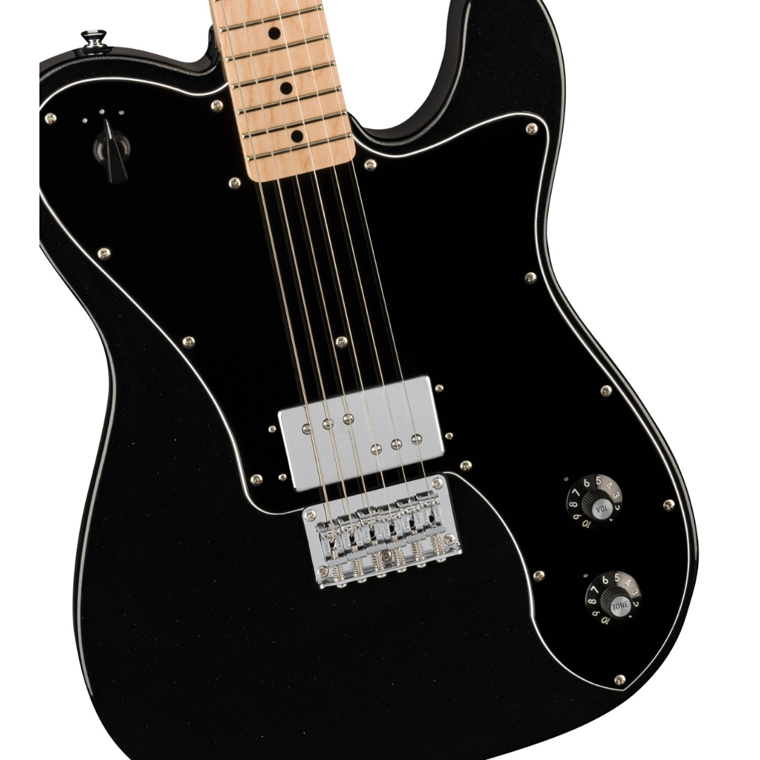 GUITARRA ELECTRICA FENDER SQUIER PARANORMAL DELUXE NEGRO METALIZADO - Imagen 2