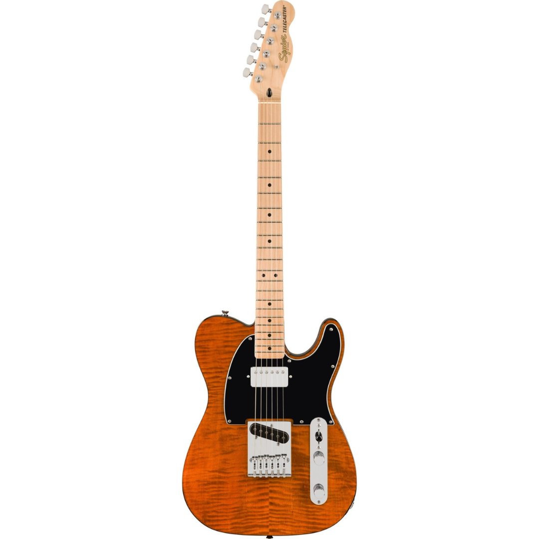 GUITARRA ELECTRICA FENDER SQUIRE AFFINITY TELECASTER NARANJA FLAMEADO