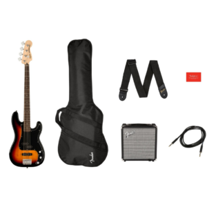 KIT BAJO ELECTRICO FENDER SQUIER AFFINITY PRECISION BASS PJ PACK SUNBURST