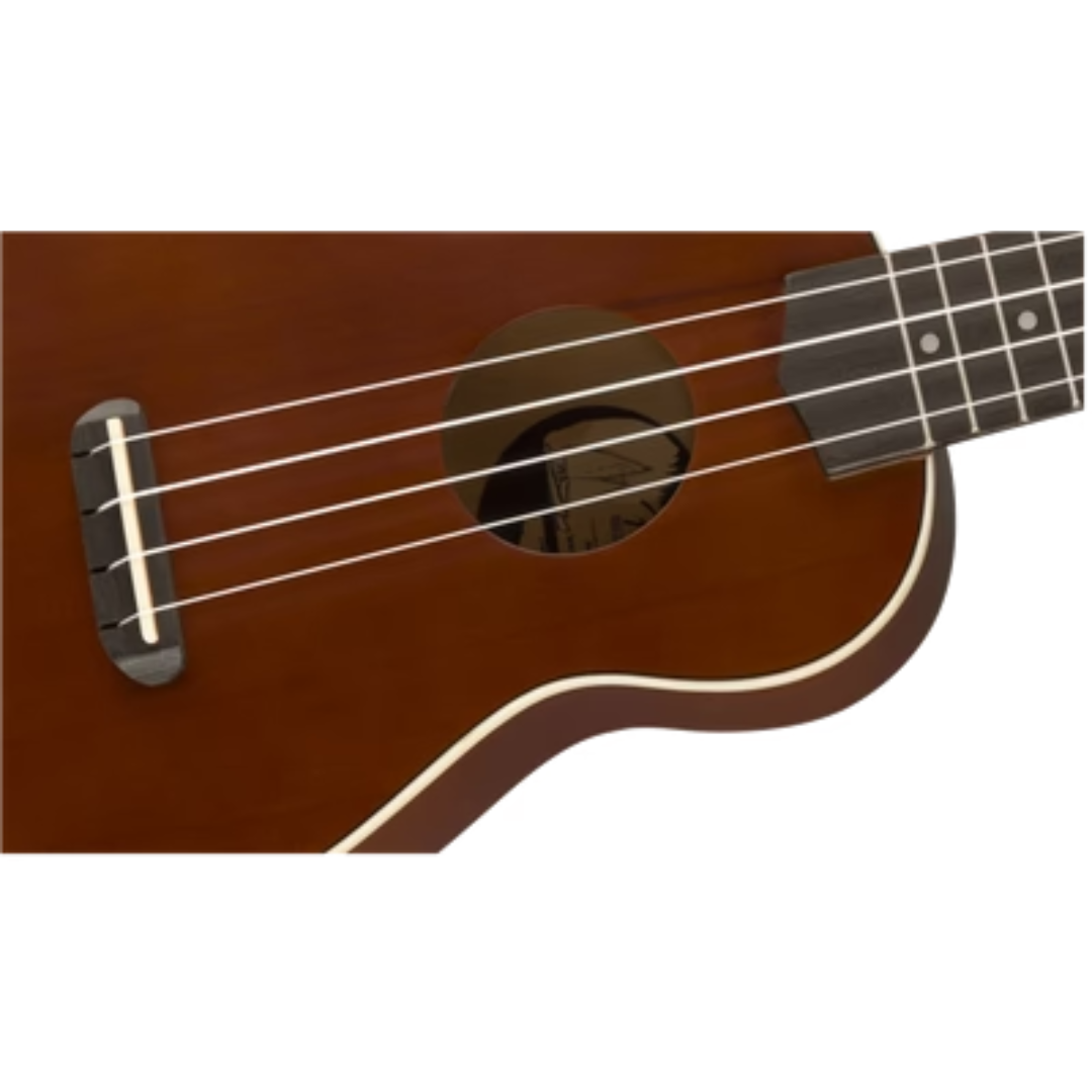 UKELELE SOPRANO FENDER VENICE NATURAL - Imagen 2