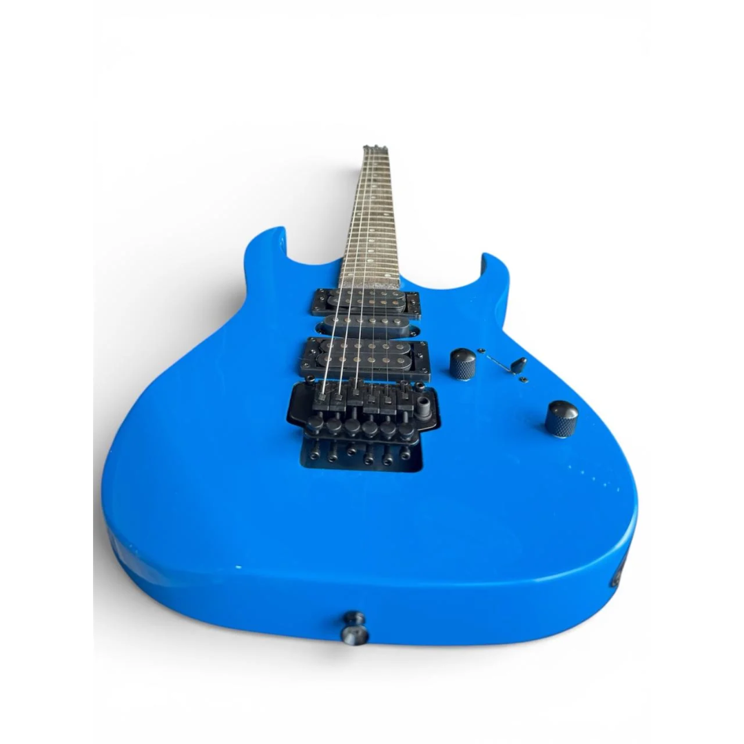 GUITARRA ELECTRICA IMPORTADA AZUL CON PUENTE FLOTANTE - Imagen 2