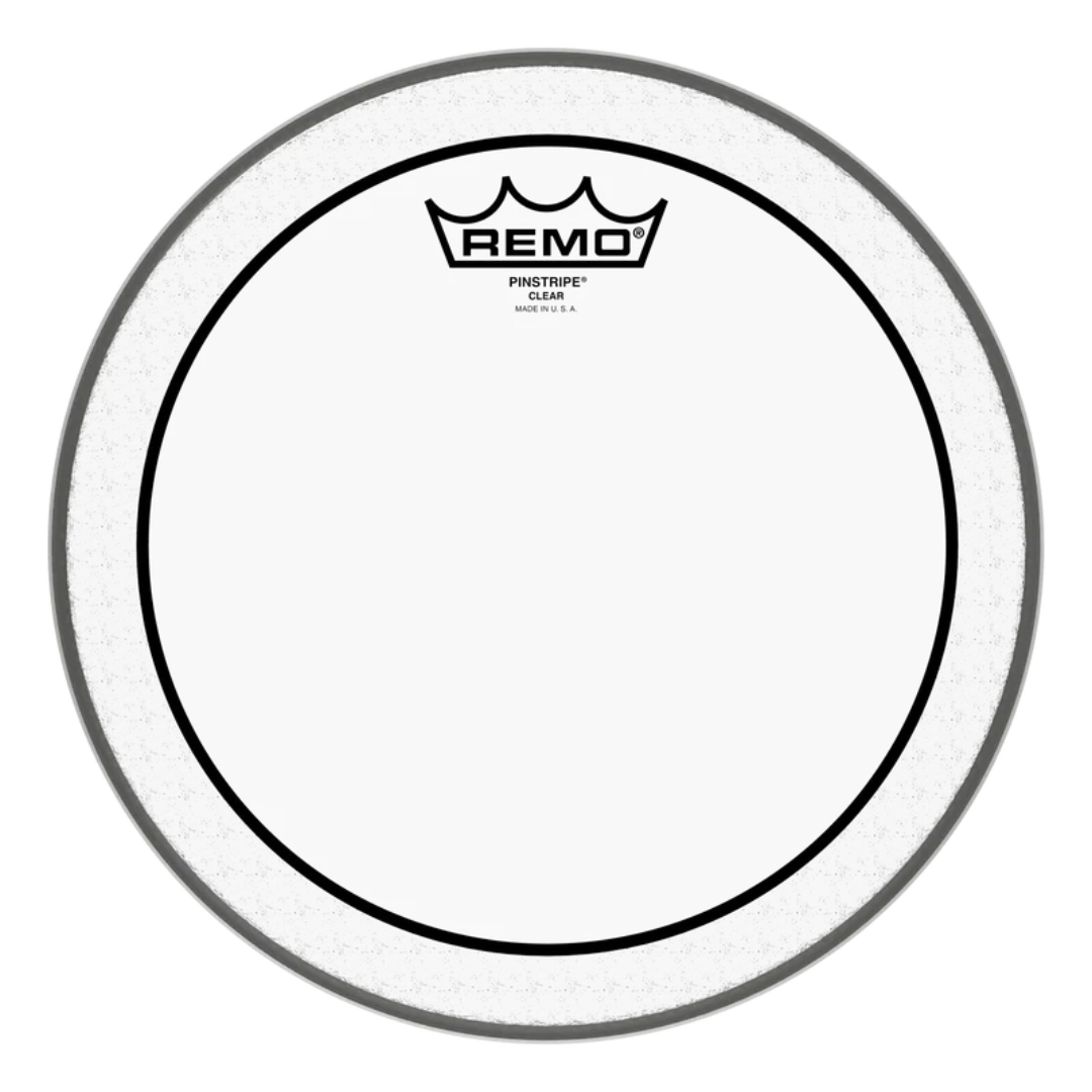 PARCHE REMO 18″ PINSTRIPE CLEAR GOTA DE ACEITE