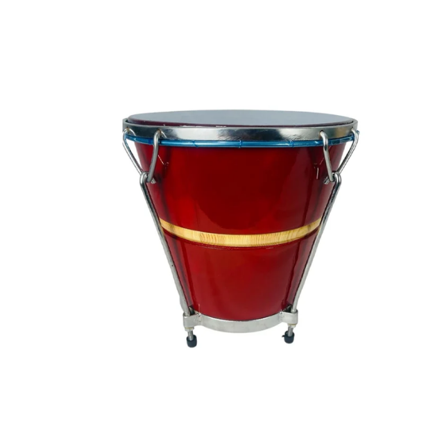 CAJA VALLENATA MADERA ROJO
