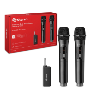 MICROFONOS INALAMBRICO STEREN MIC-288R