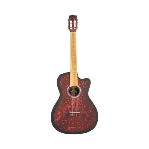GUITARRA CLASICA ANDALUCIA NEGRO - ROJO