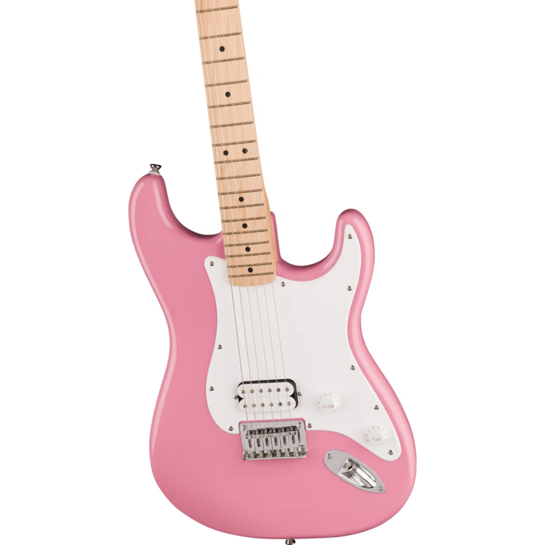 GUITARRA ELECTRICA FENDER SQUIER SONIC STRATOCASTER ROSA - Imagen 2